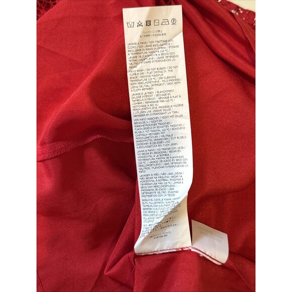 NWT Sportmax Code  Bosforo Size M Red Lace Dress New - Picture 13 of 14